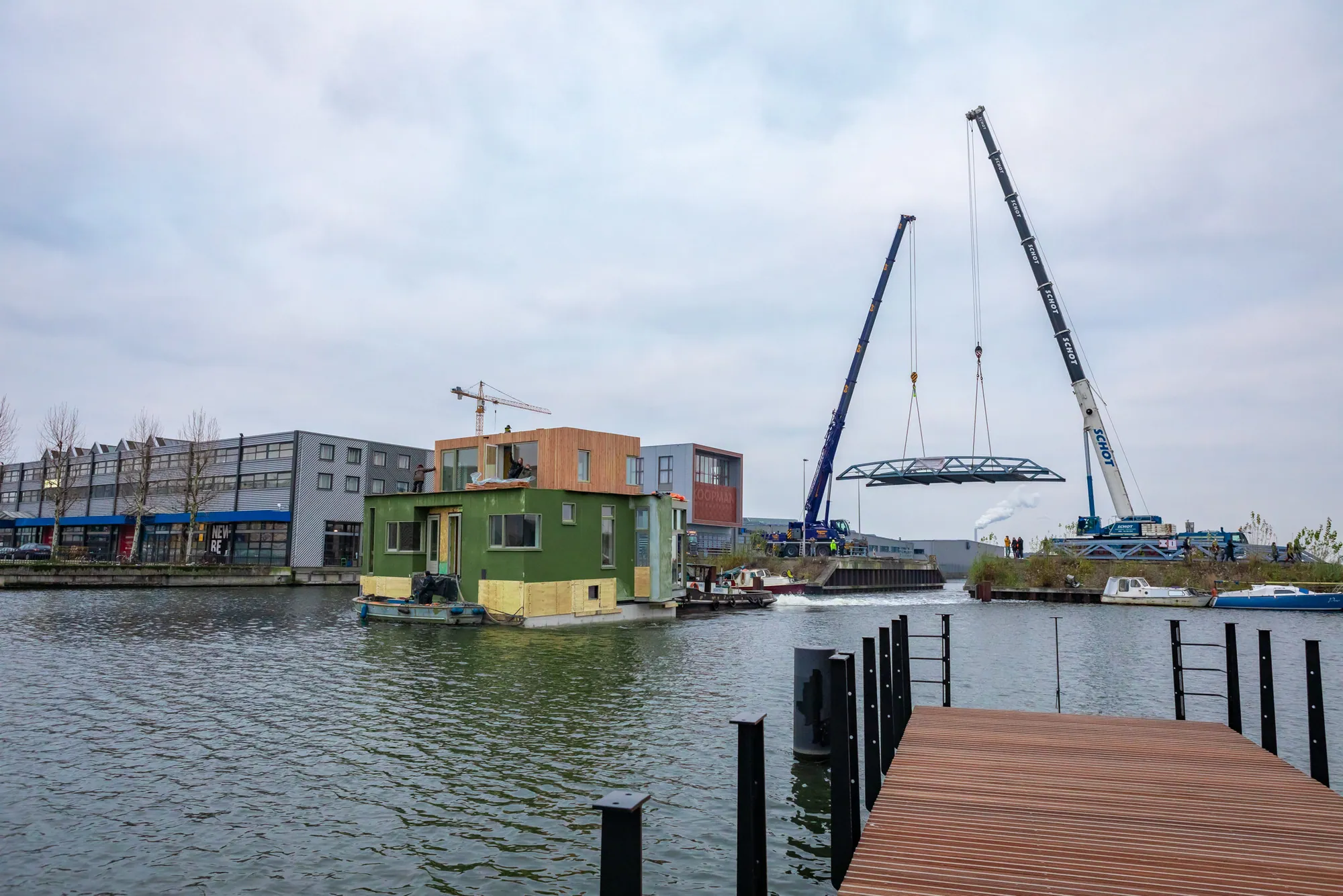 Schoonschip, duurzame drijvende wijk