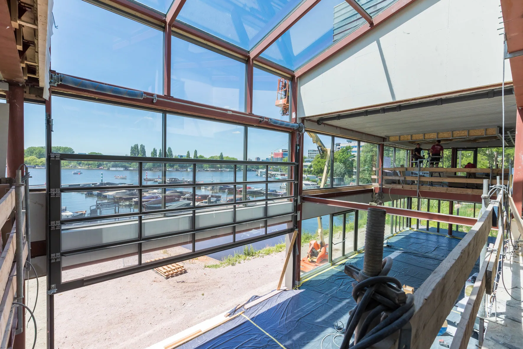 bouw Paviljoen Stadhaven Amstelkwartier Amsterdam - George Marina