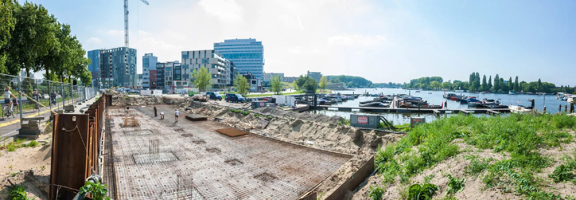 bouw Paviljoen Stadhaven Amstelkwartier Amsterdam