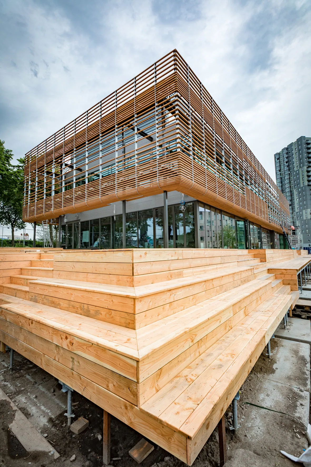 bouw Paviljoen Stadhaven Amstelkwartier Amsterdam - George Marina