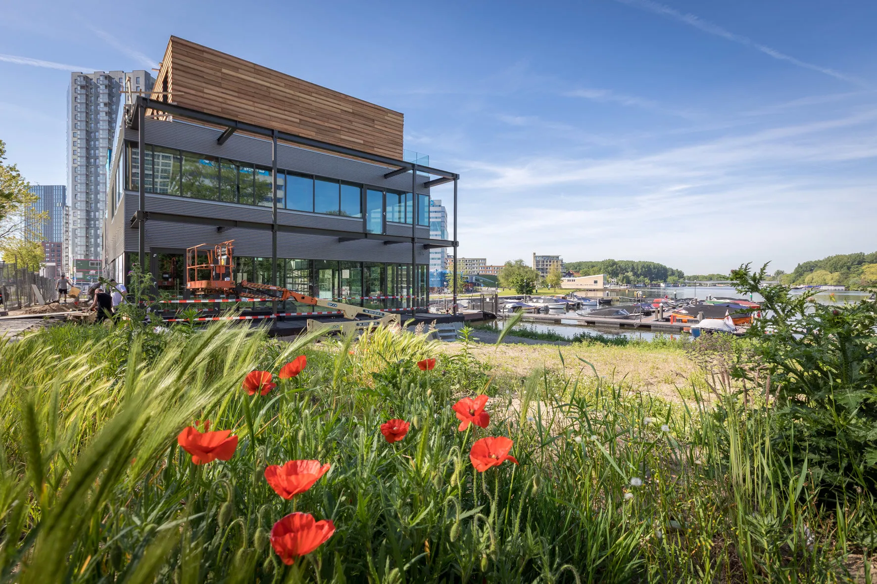 bouw Paviljoen Stadhaven Amstelkwartier Amsterdam - George Marina