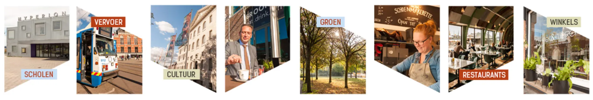 Omgevings en sfeerbeelden nieuwbouwwijk Klein Kadoelen in Amsterdam Noord