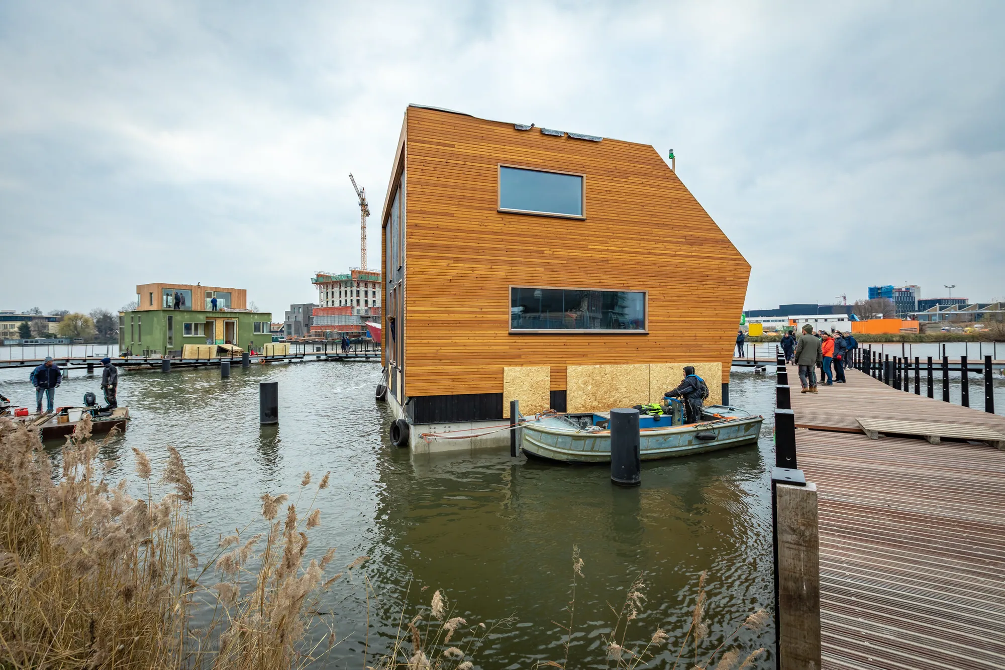 Schoonschip, duurzame drijvende wijk